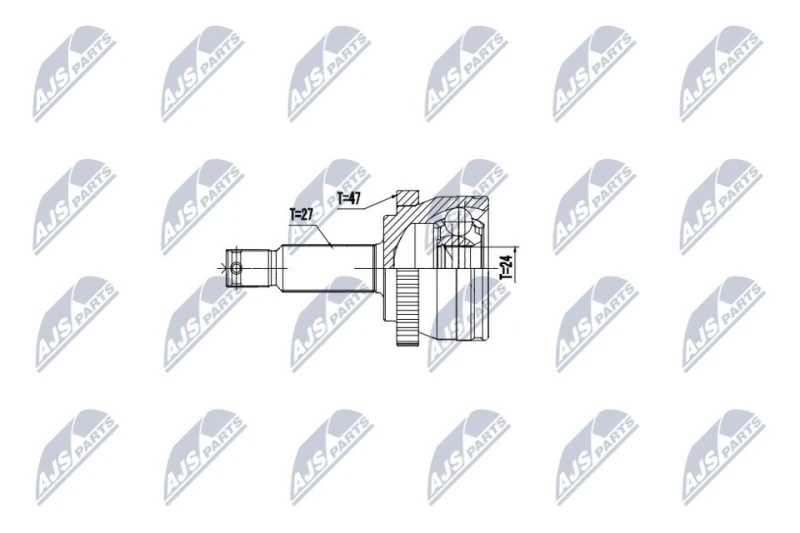 Image of NTY CV joint kit NTY NPZ-KA-368