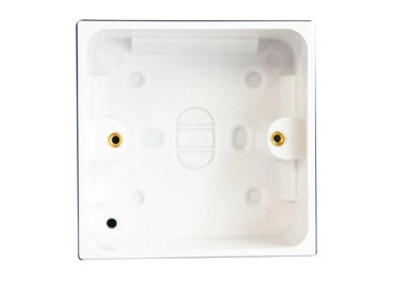 Image of Dencon 8901Nb Pattress Box With Earth 1-Gang 45mm Dcn8901Nb