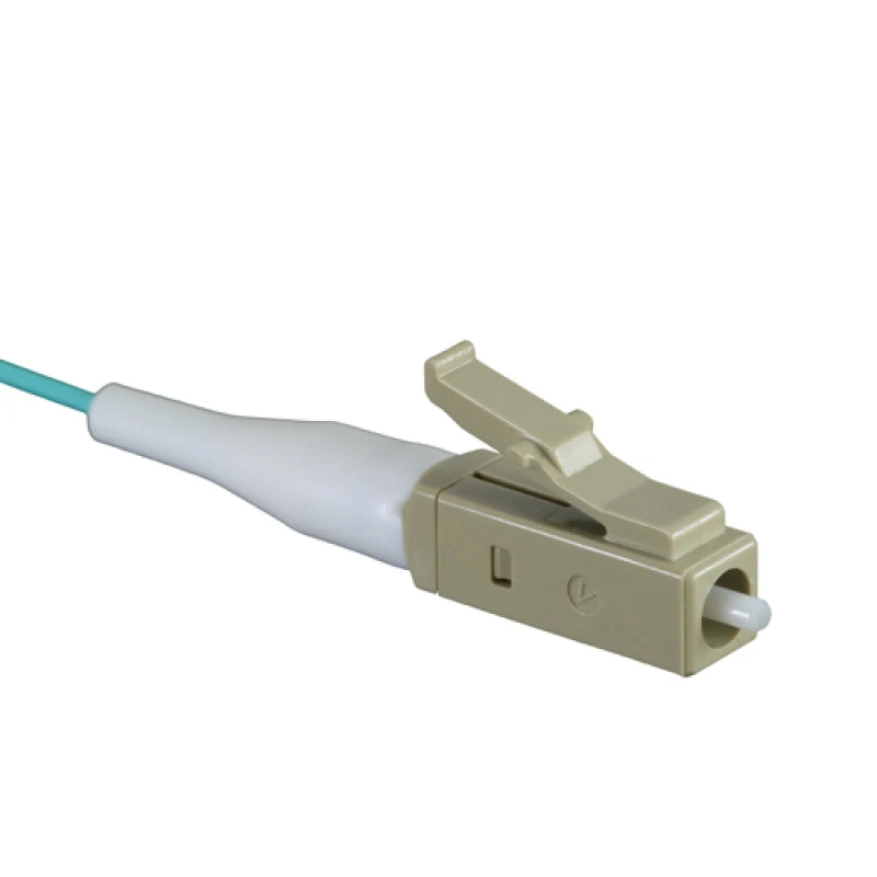 Image of Cablenet 1m OM4 50/125 LC Pigtail Aqua Fibre Pigtail 900um