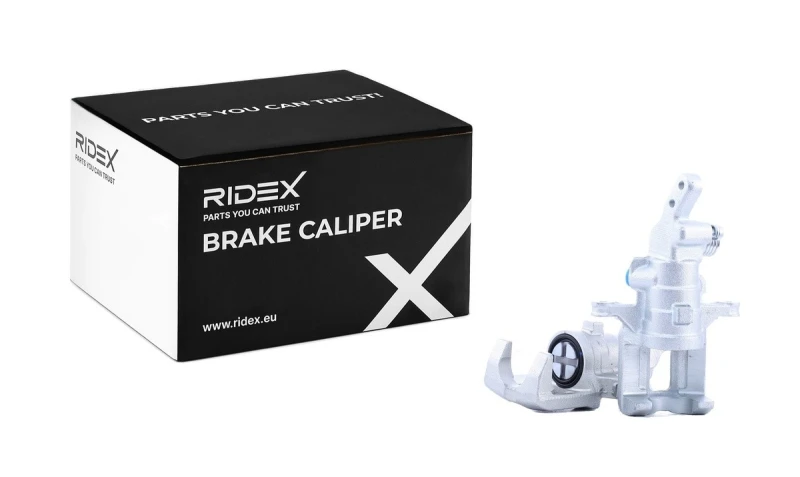 Image of RIDEX 78B1764 Brake caliper Rear Axle, without holder Cast Iron Brake Caliper (78)