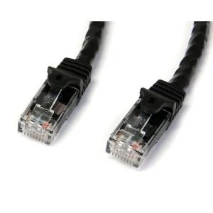 15m Black Gigabit Snagless RJ45 UTP Cat6 Patch Cable 15 m Patch Cord