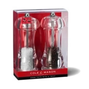 image of Cole & Mason Capstan Salt & Pepper Set 175mm