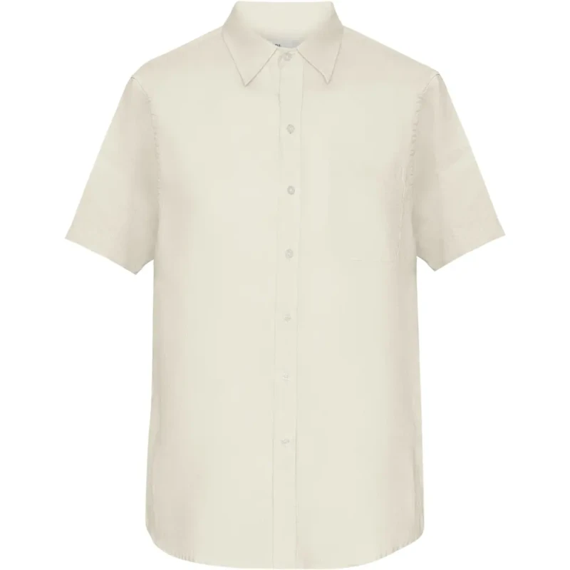 Image of Colorful Standard Linen shirt Colorful Standard Organic ivory white Blanc Male S
