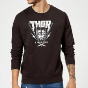 Image of Marvel Thor Ragnarok Asgardian Triangle Sweatshirt - Black - XL