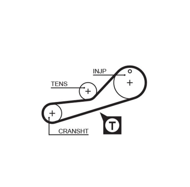 Image of GATES Timing Belt GATES 5452XS