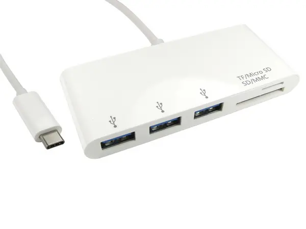 image of CCL Choice Leaded USB Type-C to 3 Port USB Hub & Card Reader