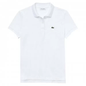 image of Lacoste Short Sleeve Polo Shirt - White 001