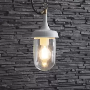 Image of Garden Trading Harbour Outdoor Pendant in Lily White