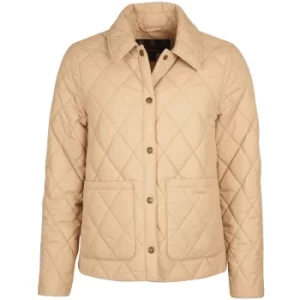 Image of Barbour Womens Colliford Quilted Jacket Dark Stone 14