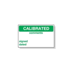 Image of Calibrated Vinyl Label 25X40MM S/Adh (Roll-250)
