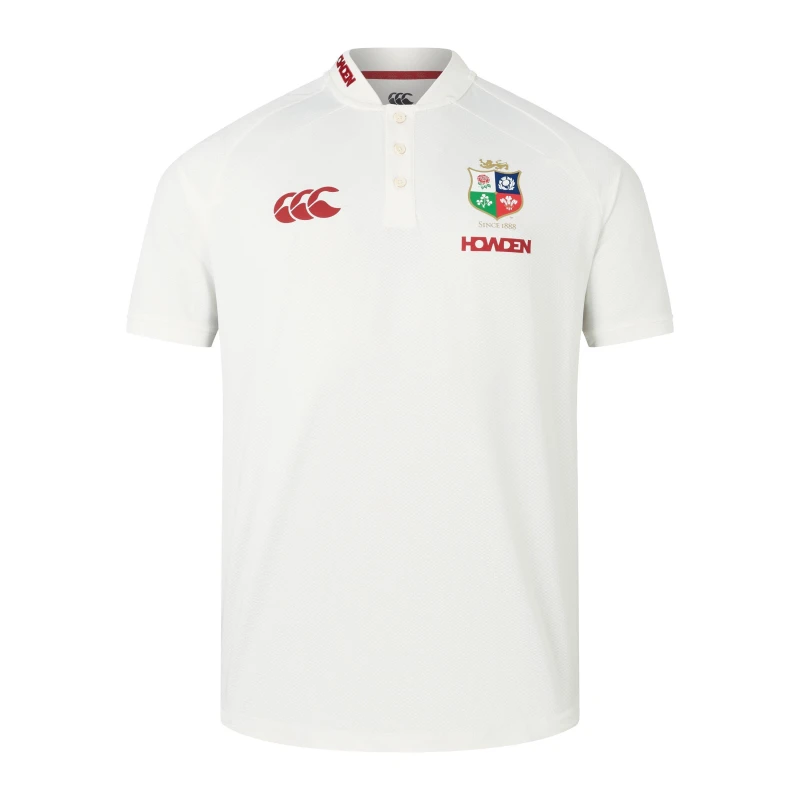 Image of Canterbury British and Irish Lions Polo Shirt 2025 Adults Egret male M