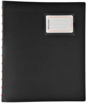 image of Exactive Display Book A4 30 Pockets Black