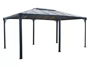 Image of Palram Martinique 5000 Garden Gazebo - Grey Bronze