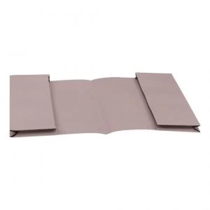 Image of 5 Star Eco Foolscap Double Pocket Wallet Buff Pack of 25