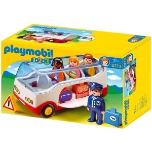 image of Playmobil 1.2.3 Airport Shuttle Bus