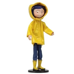 image of Coraline Raincoat and Boots Coraline Movie Neca 7" Figure