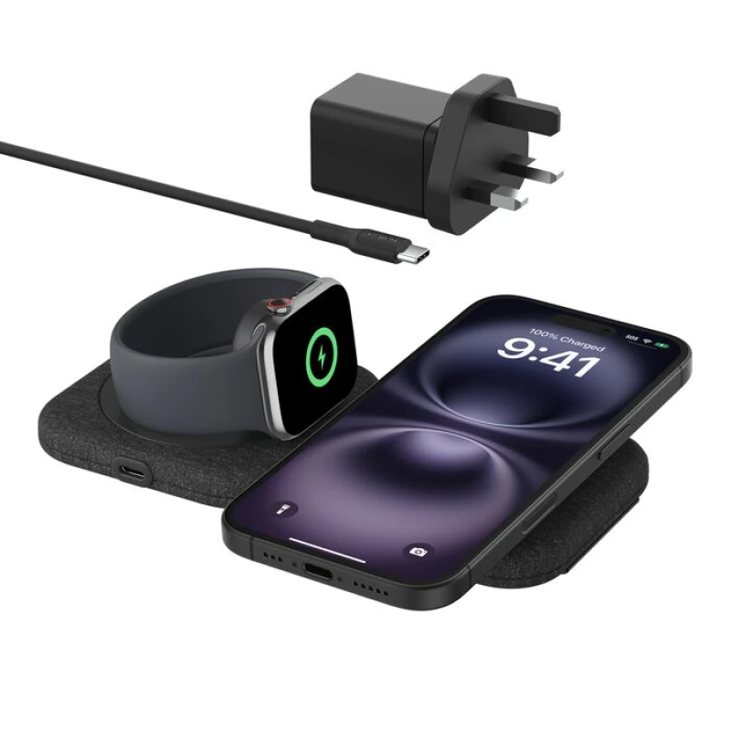 Image of Belkin PRO 2IN1 FOLD TRAVEL CHARPAD MAG15W