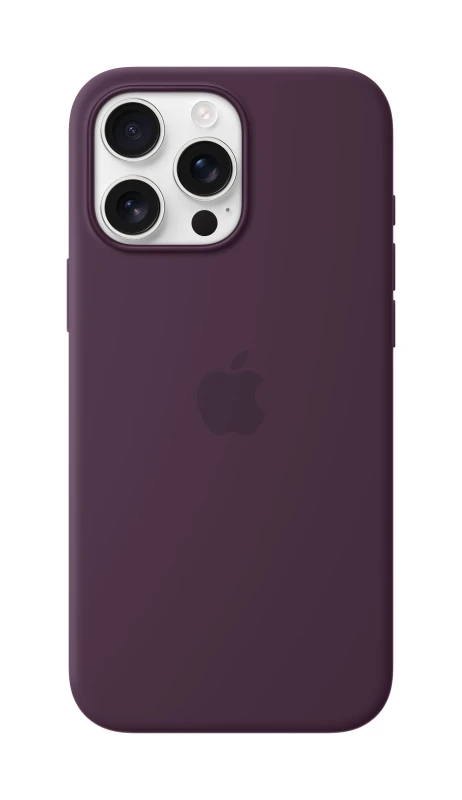 Image of Apple iPhone 16 Pro Max Silicone Case with MagSafe for iPhone 16 Pro Max - Plum