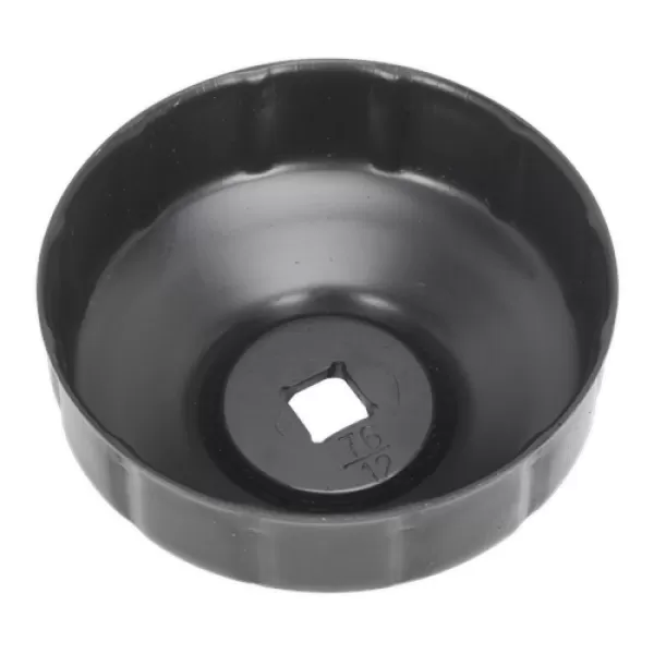 Image of Genuine SEALEY VS7006.V2-07 Oil Filter Cap Wrench Ø76mm x 12 Flutes