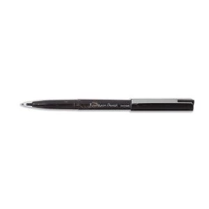 image of Pentel JM20MB A Disposable Fountain Pen Black with Adjusting Nib 0.3 0.4mm Line Pack of 12