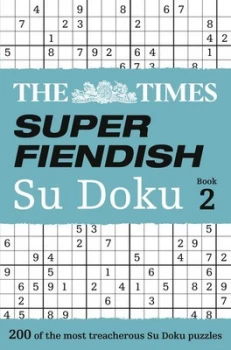 Image of The Times Super Fiendish Su Doku Book 2 by The Times Mind Games Paperback