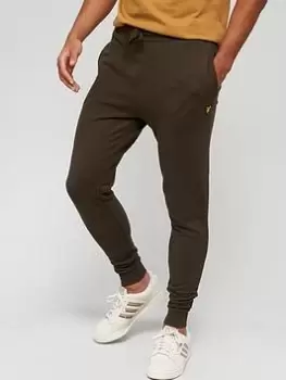 Image of Lyle & Scott Lyle & Scott Skinny Sweat Pant - Olive Size XL, Men