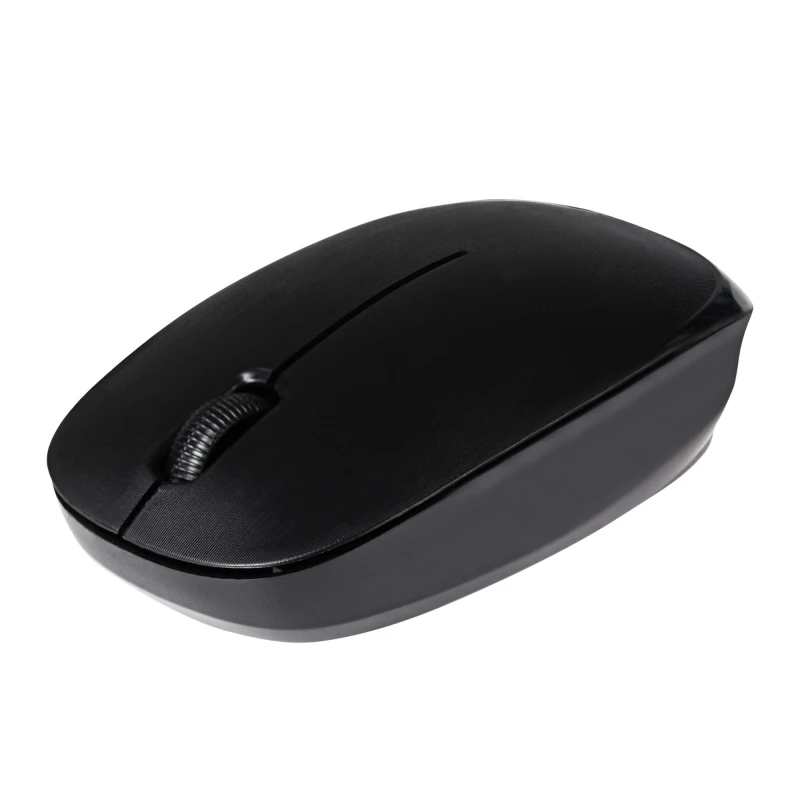 Image of Maplin 3 Button Wireless Optical Mouse with USB-A Dongle Receiver - Bl