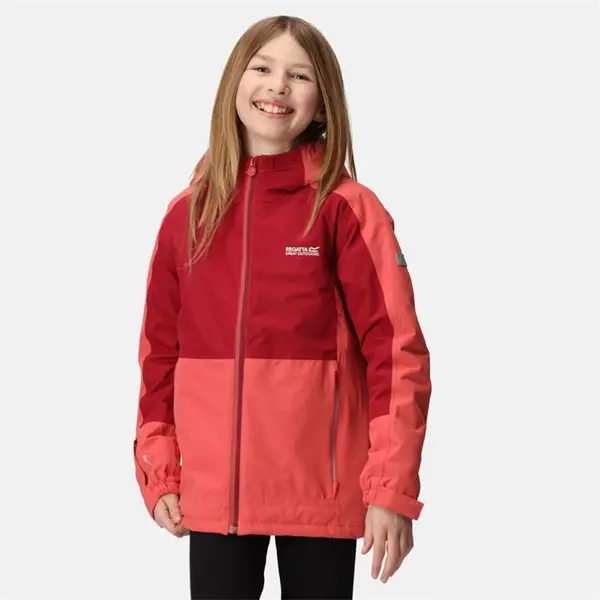 image of Regatta Kids Beamz III Jacket - Mineral Red/Rumba Red C11-C12yrs