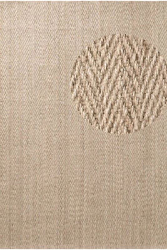 Image of The Rugs Villeroy & Boch 1851 Jute Rug Mirabelle Handwoven Chevron In Light Beige