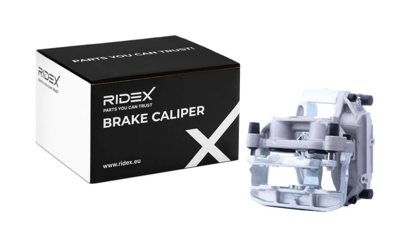 Image of RIDEX 78B1756 Brake caliper Front Axle Aluminium/Grey Cast Iron Brake Caliper (78)