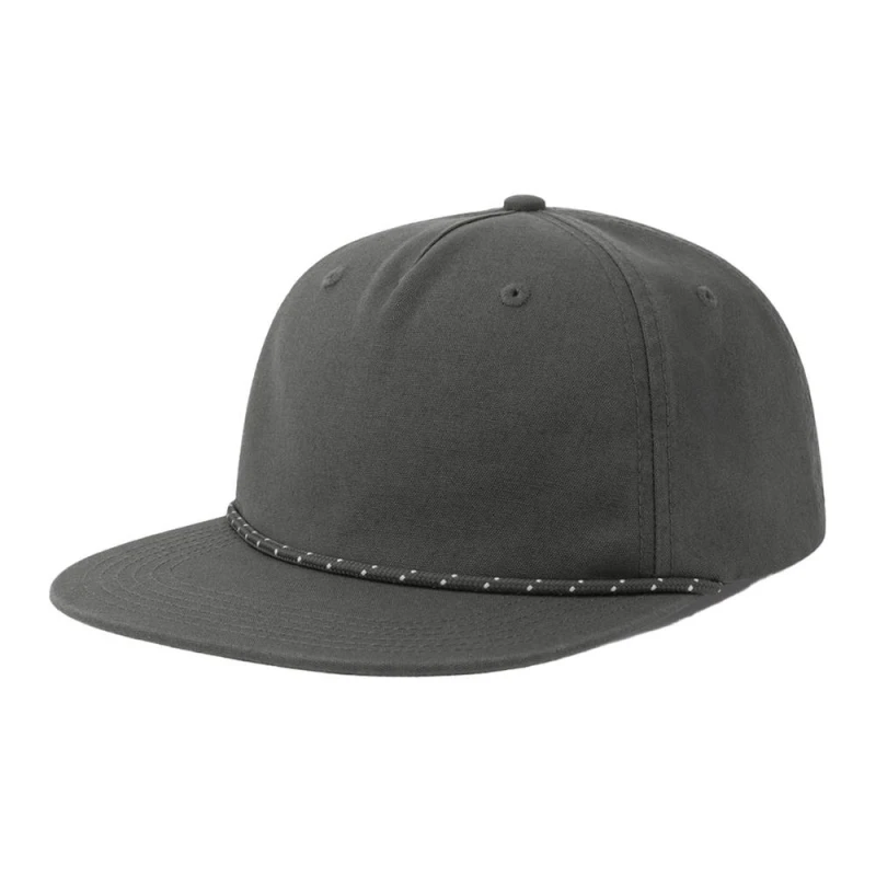 Image of Atlantis Womens 5 Panel Unstructured Cap in Dark Grey Dark Grey Female One Size