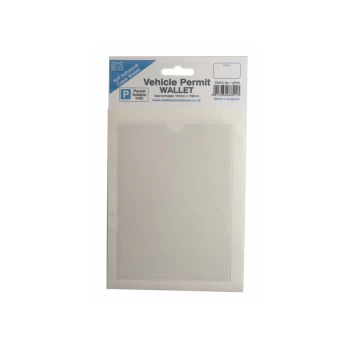 Image of Card/Permit Holder - Transparent - VPW - Castle Promotions