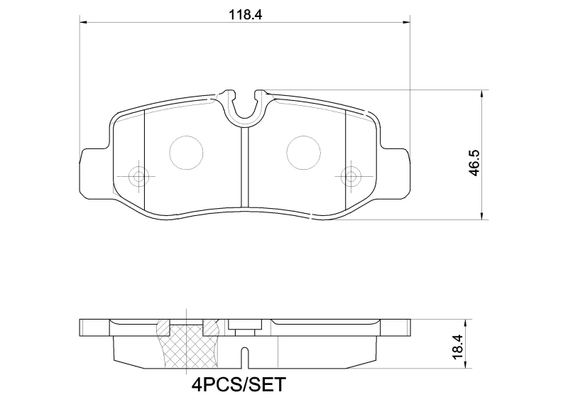 Image of BREMBO Brake pad set BREMBO P 50 126G
