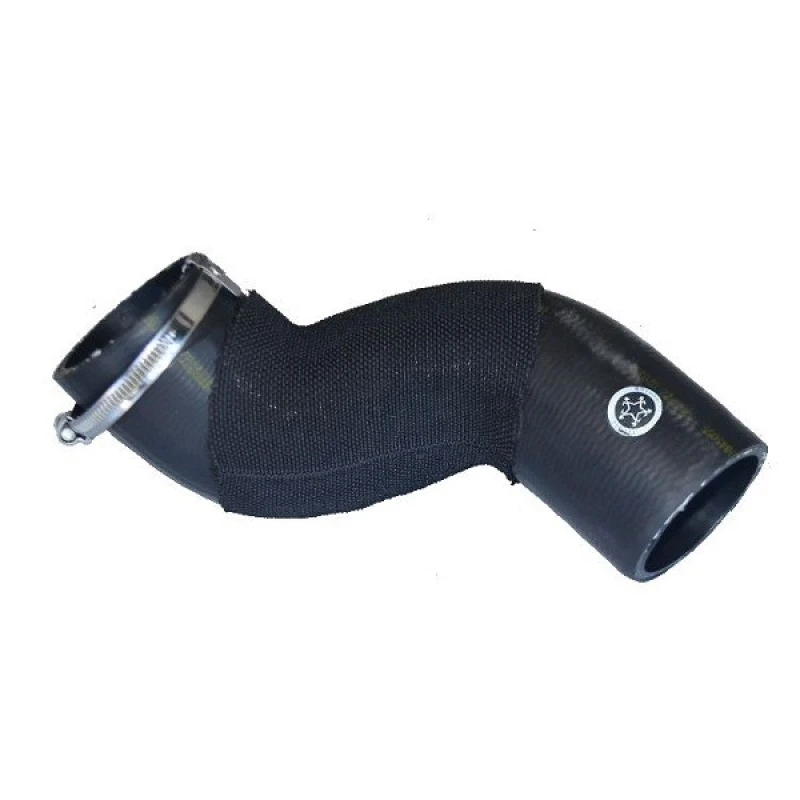Image of HORTUM 16020 Turbocharger Hose with clamp, Rubber with fabric lining Rubber with fabric lining Charger Intake Hose (3314)