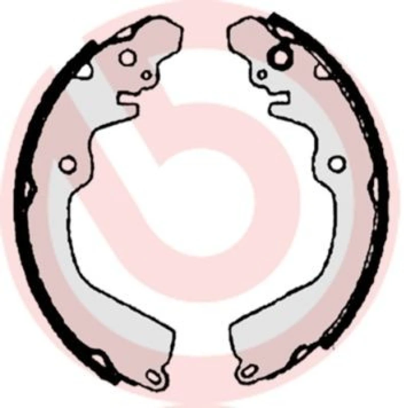 Image of BREMBO Brake Shoe Set BREMBO S 54 509