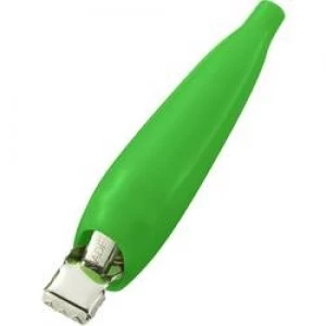 image of Alligator clip Green Max. clamping range 4mm Length 68mm KSS