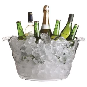 image of BarCraft Large Acrylic Oval Drinks Pail