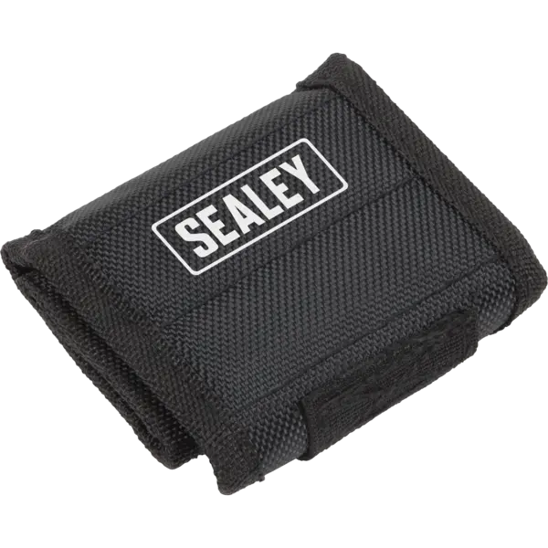 Sealey Magnetic Wristband Black One Size Pack of 1