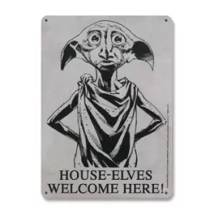 Harry Potter Tin Sign House-Elves 15 x 21 cm