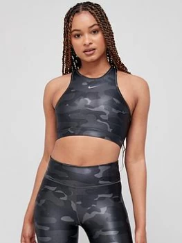 Image of Nike Medium Support Swoosh Bra - Grey Size M Women