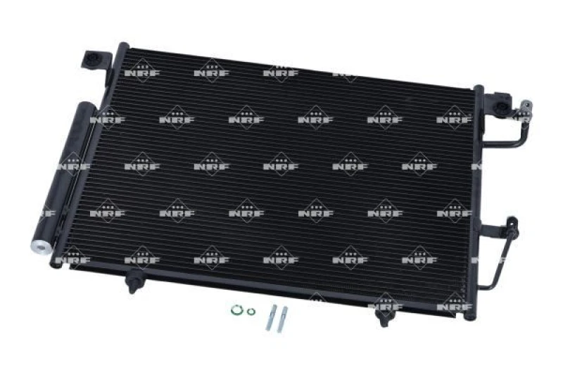 Image of NRF 350049 Condenser EASY FIT with seal ring, with nitrogen filling Aluminium Condenser,air conditioning (448)