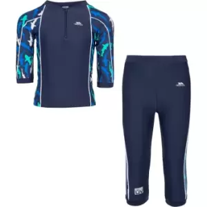 Image of Trespass Childrens/Kids Smiley Shark Swim Set (11-12 Years) (Blue)