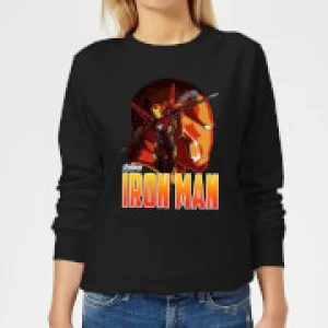 Avengers Iron Man Womens Sweatshirt - Black