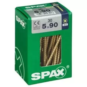 Image of Spax Steel Multi-Material Screw (Dia)5mm (L)90mm, Pack Of 30