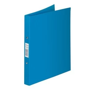 image of Rexel Budget 2 A4 Ring Binders 25mm Blue Pack of 10 Ring Binders