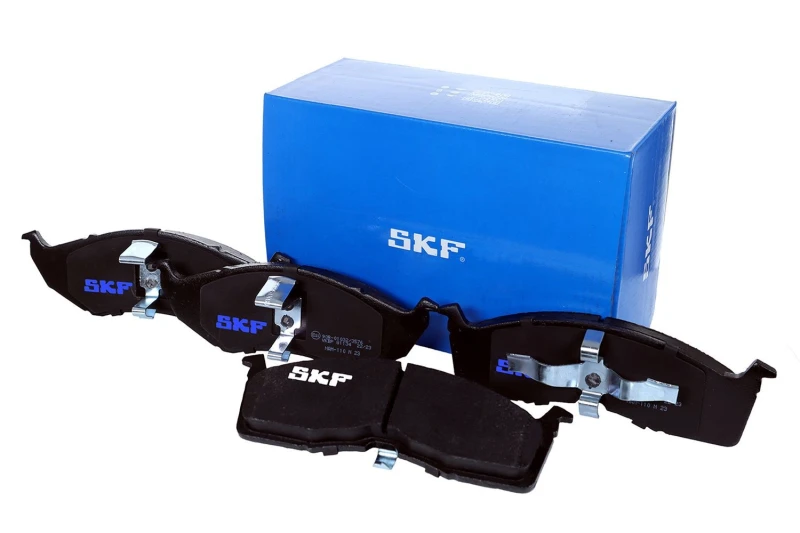 Image of SKF VKBP 81134 Brake pad set not prepared for wear warning indicator Brake Pad Set,disc brake (402)