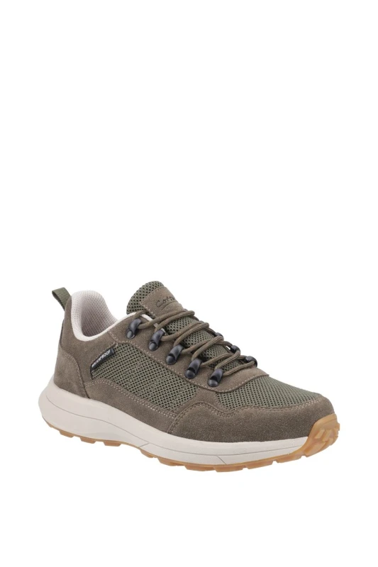 Image of Cotswold Mens Elmfield Walking Shoes UK Size 12 (EU 46) KHAKI COT843-KHAKI-12