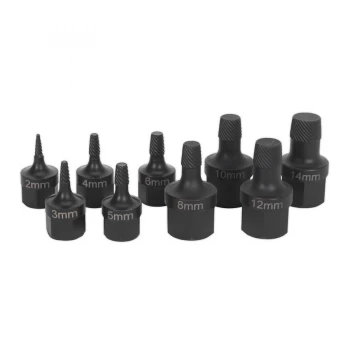 image of Sealey AK7222 Stud Extractor Set 9pc