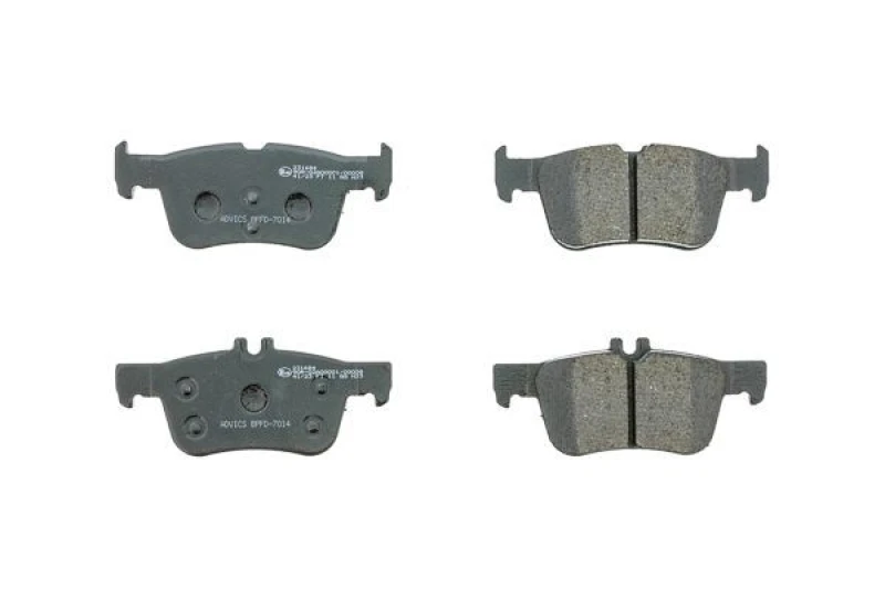 Image of AISIN BPFD-7014 Brake pad set excl. wear warning contact Brake Pad Set,disc brake (402)