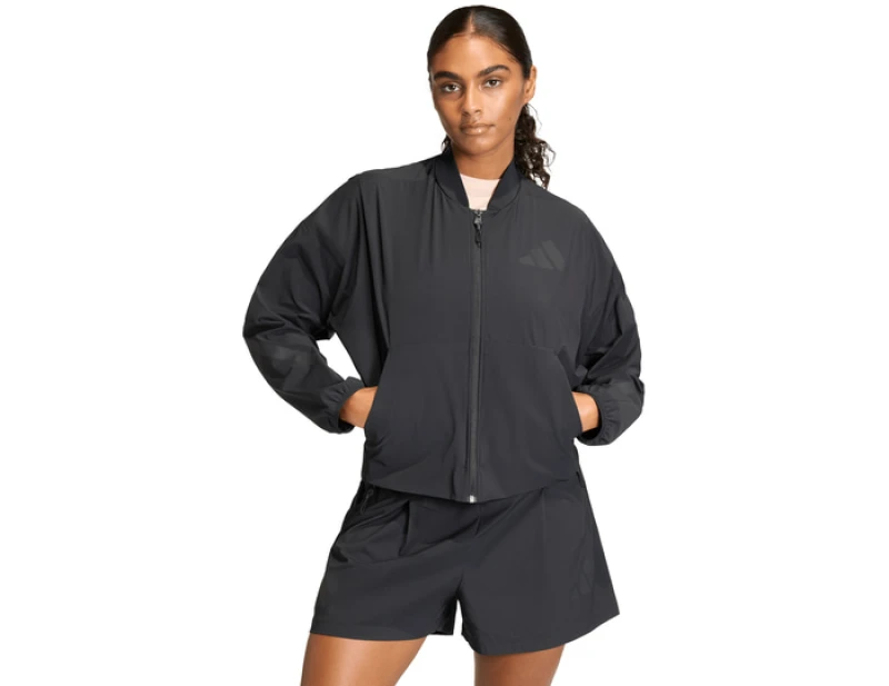 Image of Adidas Z.n.e Bomber Jacket Women Black XS